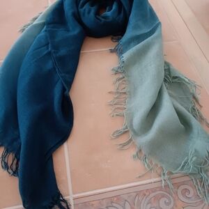 Chan Luu Blue Ombre Scarf